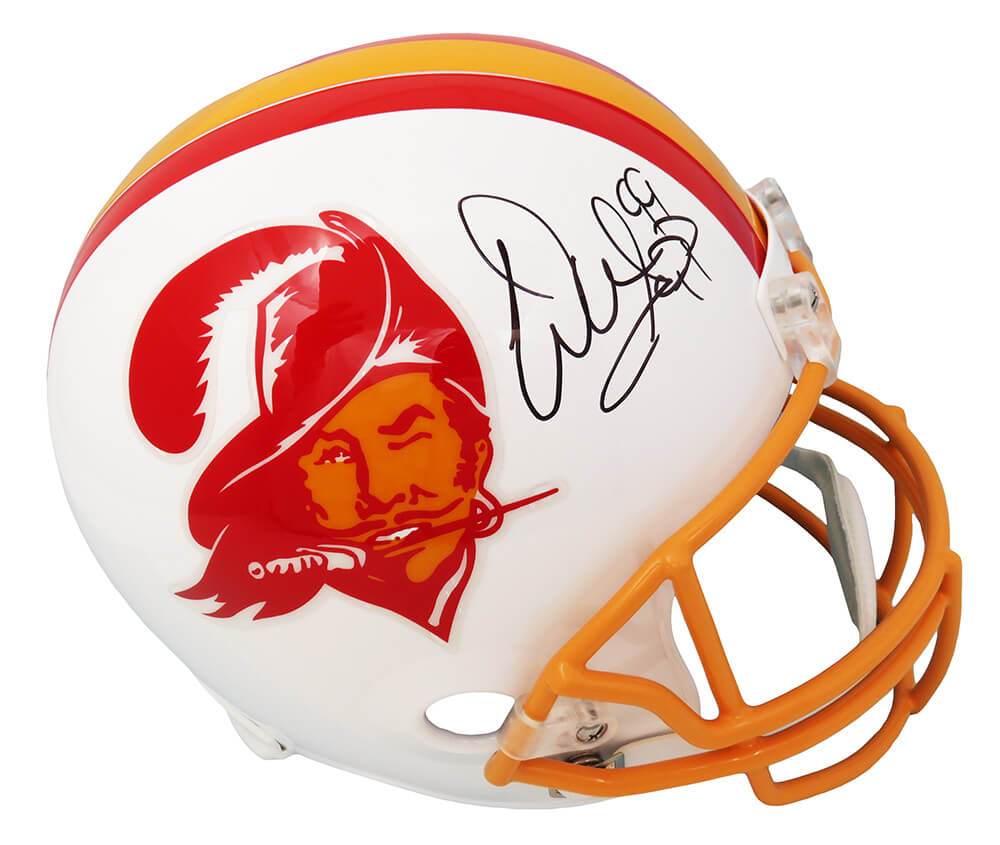 Warren Sapp Signed Tampa Bay Buccaneers White Throwback Riddell Full Size Replica Helmet - SAPREP303 - Warren Sapp Signed Tampa Bay Buccaneers White Throwback Riddell Full Size Replica Helmet product image