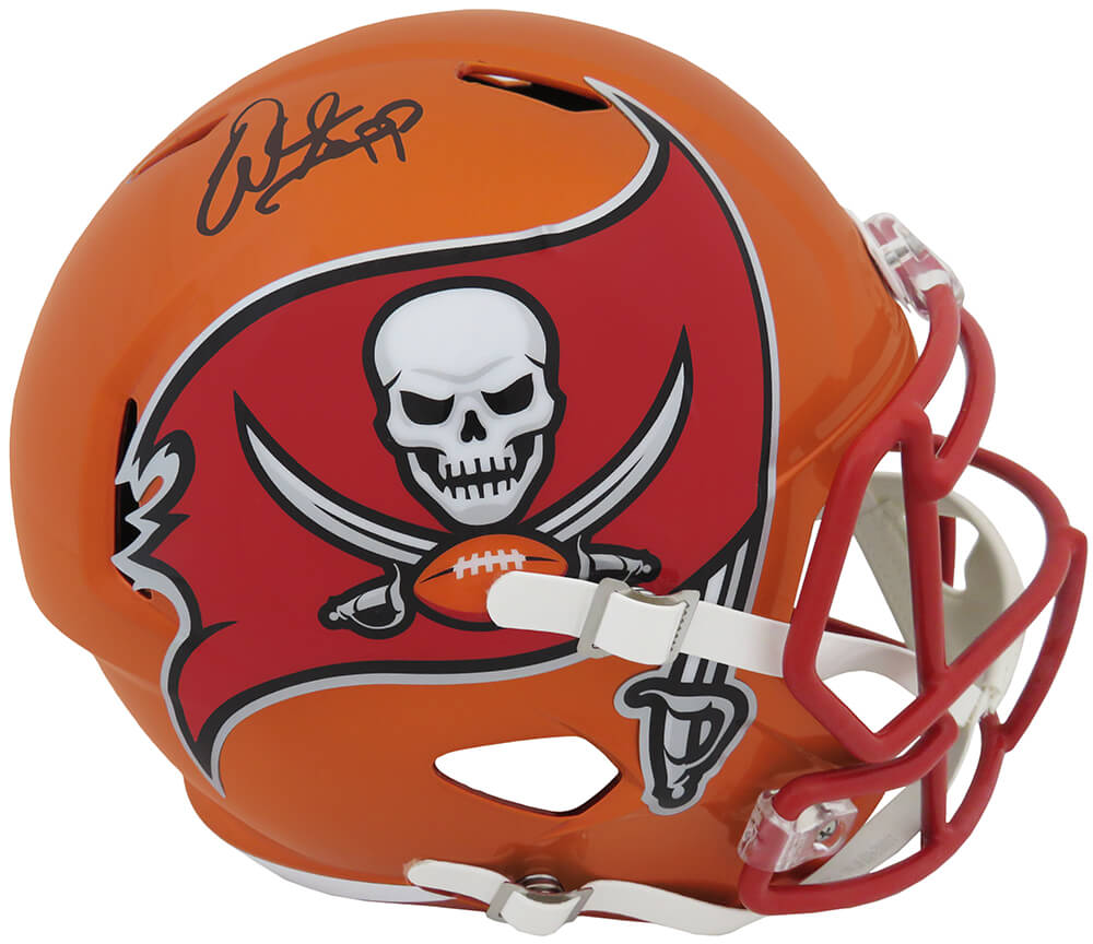 Warren Sapp Signed Tampa Bay Buccaneers FLASH Riddell Full Size Speed Replica Helmet - SAPREP306 - Warren Sapp Signed Tampa Bay Buccaneers FLASH Riddell Full Size Speed Replica Helmet product image