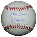 Mia Sara Signed Rawlings Official MLB Baseball w/Sloane - SARBSB500 - Mia Sara Signed Rawlings Official MLB Baseball w/Sloane product image