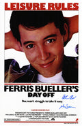 Mia Sara & Alan Ruck Dual-Signed Ferris Bueller's Day Off 11x17 Movie Poster - SARPST500 - Mia Sara & Alan Ruck Dual-Signed Ferris Bueller's Day Off 11x17 Movie Poster product image