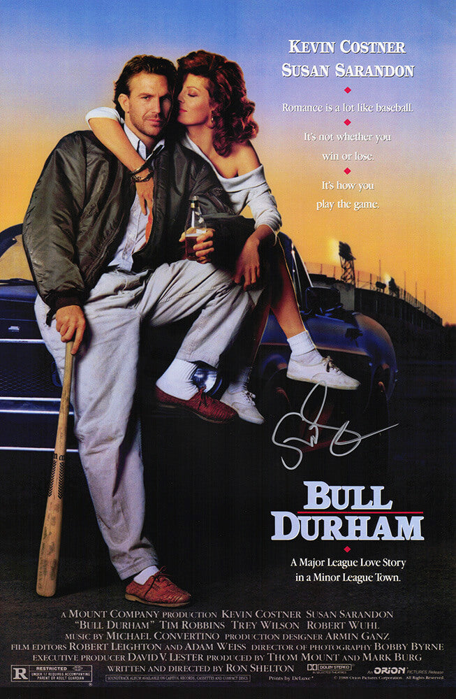 Susan Sarandon Signed Bull Durham 11×17 Movie Poster - SARPST511 - Susan Sarandon Signed Bull Durham 11×17 Movie Poster product image