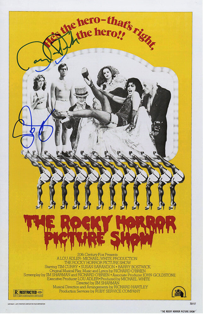 Susan Sarandon & Barry Bostwick Dual Signed The Rocky Horror Picture Show 11x17 Movie Poster - SARPST512 - Susan Sarandon & Barry Bostwick Dual Signed The Rocky Horror Picture Show 11x17 Movie Poster product image
