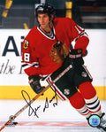Denis Savard Signed Chicago Blackhawks Action 8x10 Photo - SAV08P400 - Denis Savard Signed Chicago Blackhawks Action 8x10 Photo product image