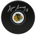 Denis Savard Signed Chicago Blackhawks Logo Hockey Puck - SAVPUC404 - Denis Savard Signed Chicago Blackhawks Logo Hockey Puck product image