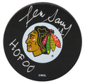 Denis Savard Signed Chicago Blackhawks Logo Hockey Puck w/HOF'00 - SAVPUC409 - Denis Savard Signed Chicago Blackhawks Logo Hockey Puck w/HOF'00 product image