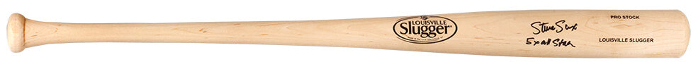 Steve Sax Signed Louisville Slugger Pro Stock Blonde Baseball Bat w/5x All Star - SAXBAT101 - Steve Sax Signed Louisville Slugger Pro Stock Blonde Baseball Bat w/5x All Star product image