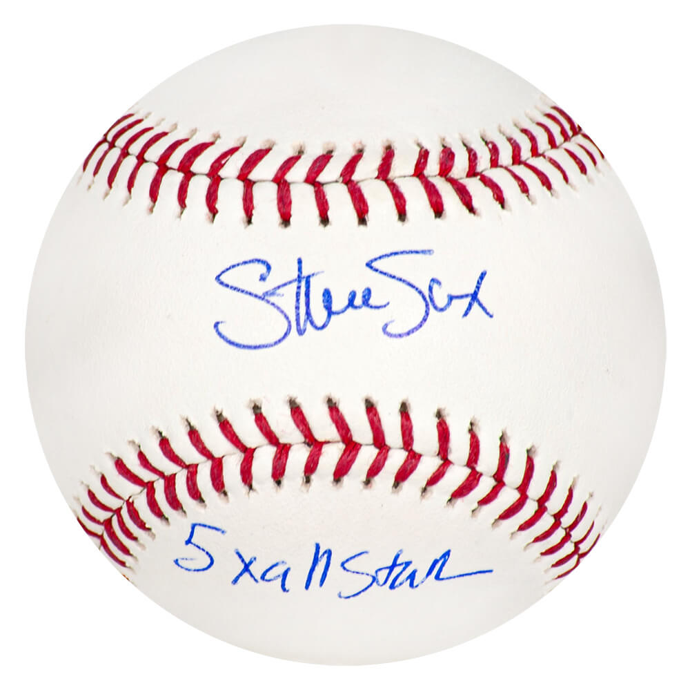 Steve Sax Signed Rawlings Official MLB Baseball w/5x All Star - SAXBSB101 - Steve Sax Signed Rawlings Official MLB Baseball w/5x All Star product image