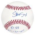 Steve Sax Signed Rawlings Official MLB Baseball w/81, 88 WS Champs - SAXBSB102 - Steve Sax Signed Rawlings Official MLB Baseball w/81, 88 WS Champs product image