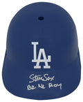 Steve Sax Signed Los Angeles Dodgers Souvenir Replica Batting Helmet w/82 NL ROY - SAXBTH100 - Steve Sax Signed Los Angeles Dodgers Souvenir Replica Batting Helmet w/82 NL ROY product image