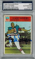 Gale Sayers Signed Bears 1966 Philadelphia Rookie Card #38 PSA/DNA - SAYCAR302 - Gale Sayers Signed Bears 1966 Philadelphia Rookie Card #38 PSA/DNA product image