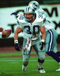 Cory Schlesinger Signed Detroit Lions White Jersey Action 8x10 Photo - SCH08P320 - Cory Schlesinger Signed Detroit Lions White Jersey Action 8x10 Photo product image