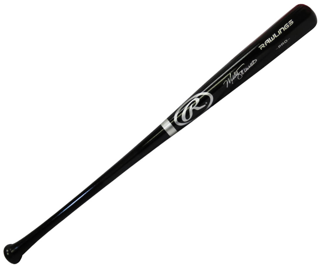 Mike Schmidt Signed Rawlings Pro Black Baseball Bat - SCHBAT110 - Mike Schmidt Signed Rawlings Pro Black Baseball Bat product image