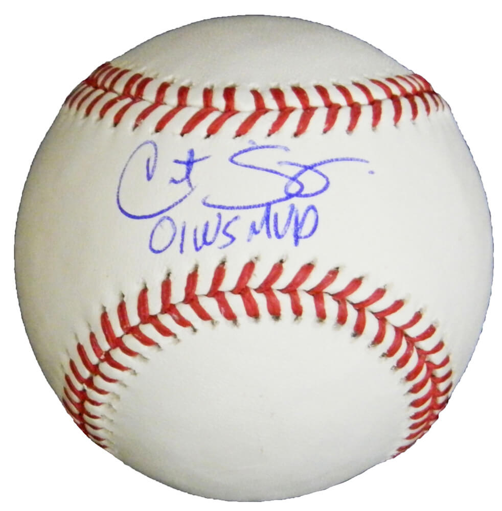 Curt Schilling Signed Rawlings Official MLB Baseball w/01 WS MVP - SCHBSB110 - Curt Schilling Signed Rawlings Official MLB Baseball w/01 WS MVP product image
