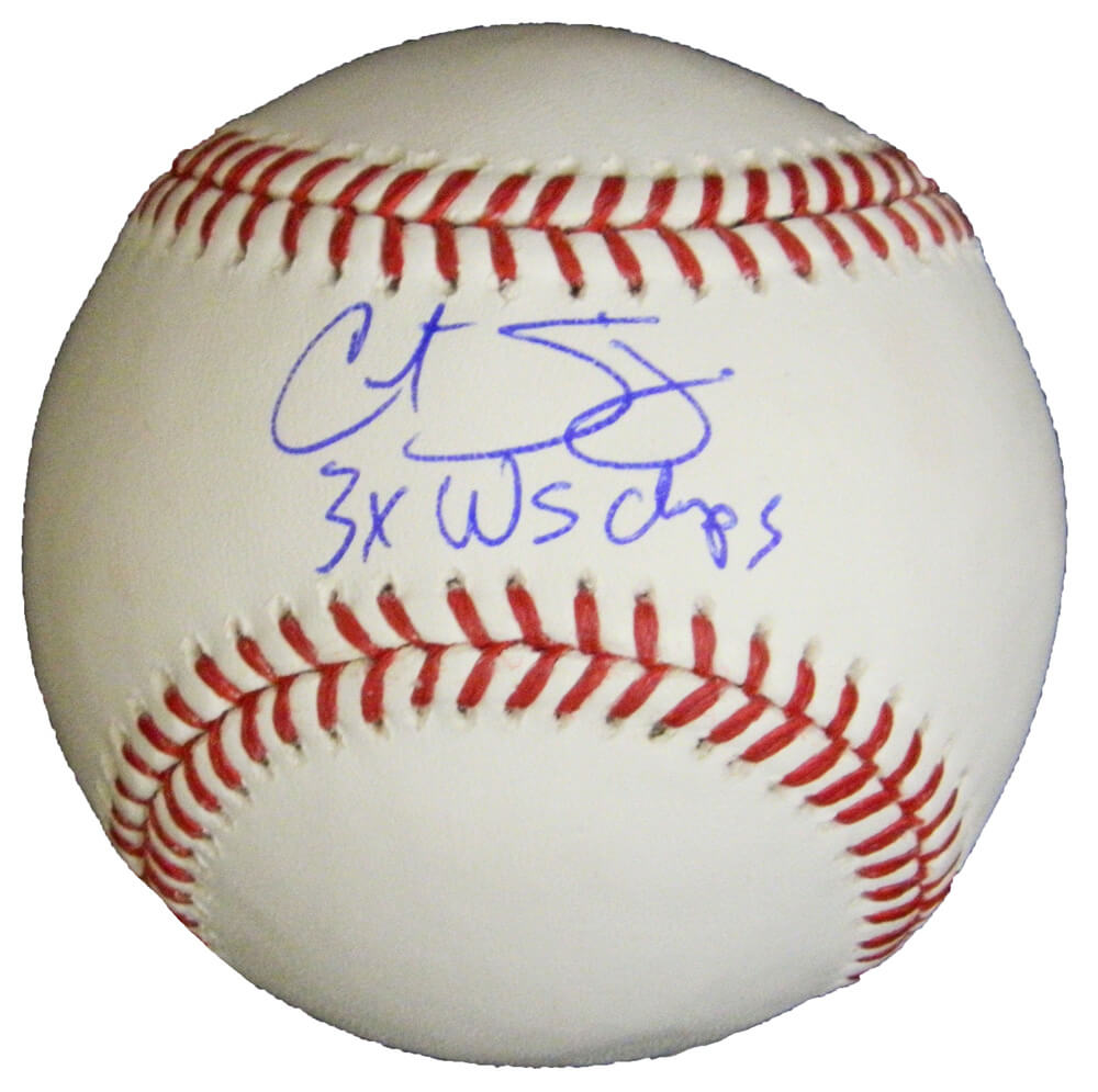 Curt Schilling Signed Rawlings Official MLB Baseball w/3x WS Champs - SCHBSB111 - Curt Schilling Signed Rawlings Official MLB Baseball w/3x WS Champs product image