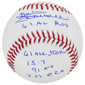 Don Schwall Signed Rawlings Official MLB Baseball w/61 AL ROY, 61 All Star, 15-7, 91K's, 3.22 ERA - SCHBSB141 - Don Schwall Signed Rawlings Official MLB Baseball w/61 AL ROY, 61 All Star, 15-7, 91K's, 3.22 ERA product image