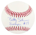 Bitty Schram Signed Rawlings Official MLB Baseball w/Evelyn - SCHBSB500 - Bitty Schram Signed Rawlings Official MLB Baseball w/Evelyn product image