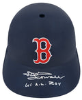 Don Schwall Signed Boston Red Sox Replica Souvenir Batting Helmet w/61 AL ROY - SCHBTH100 - Don Schwall Signed Boston Red Sox Replica Souvenir Batting Helmet w/61 AL ROY product image