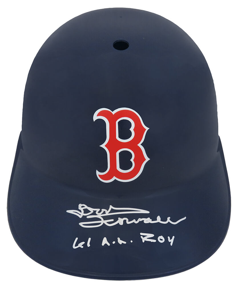 Don Schwall Signed Boston Red Sox Replica Souvenir Batting Helmet w/61 AL ROY - SCHBTH100 - Don Schwall Signed Boston Red Sox Replica Souvenir Batting Helmet w/61 AL ROY product image