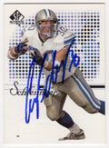 Cory Schlesinger Signed Detroit Lions 2002 SP Authentic Football Trading Card #84 - SCHCAR310 - Cory Schlesinger Signed Detroit Lions 2002 SP Authentic Football Trading Card #84 product image