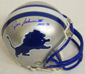 Joe Schmidt Signed Lions Riddell Throwback Mini Helmet w/HOF'73 - SCHMIN300 - Joe Schmidt Signed Lions Riddell Throwback Mini Helmet w/HOF'73 product image