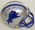 Joe Schmidt Signed Lions Riddell Throwback Mini Helmet w/53,57 NFL Champs - SCHMIN301 - Joe Schmidt Signed Lions Riddell Throwback Mini Helmet w/53,57 NFL Champs product image