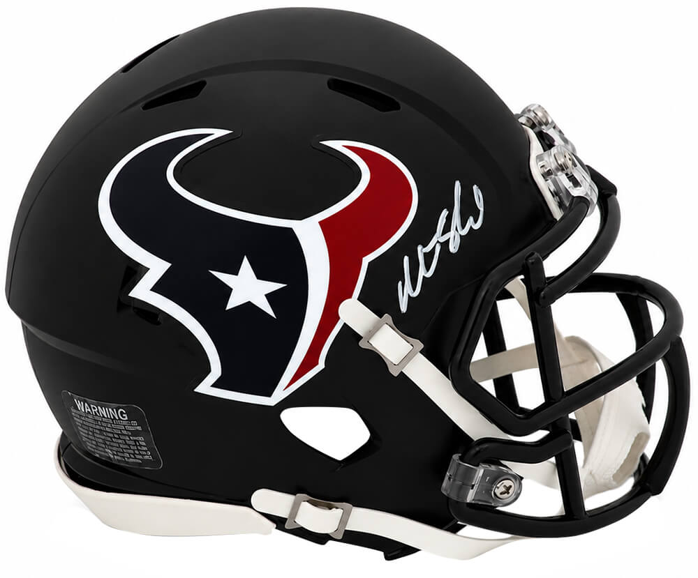Matt Schaub Signed Houston Texans Riddell Speed Mini Helmet - SCHMIN320 - Matt Schaub Signed Houston Texans Riddell Speed Mini Helmet product image