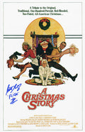Scotty Schwartz Signed A Christmas Story 11x17 Movie Poster w/Flick - SCHPST500 - Scotty Schwartz Signed A Christmas Story 11x17 Movie Poster w/Flick product image