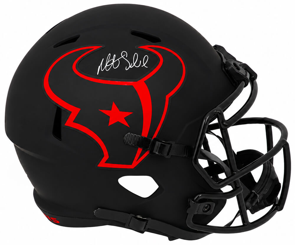 Matt Schaub Signed Houston Texans ECLIPSE Riddell Full Size Speed Replica Helmet - SCHREP311 - Matt Schaub Signed Houston Texans ECLIPSE Riddell Full Size Speed Replica Helmet product image