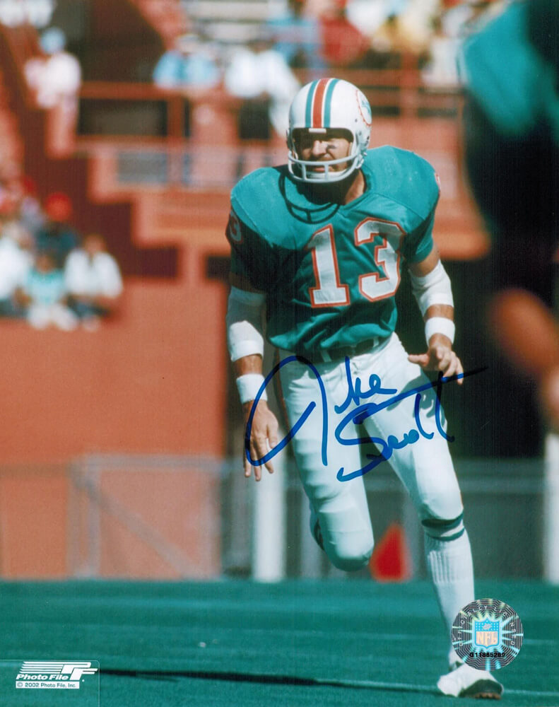 Jake Scott Signed Dolphins Action 8x10 Photo - SCO08P300 - Jake Scott Signed Dolphins Action 8x10 Photo product image
