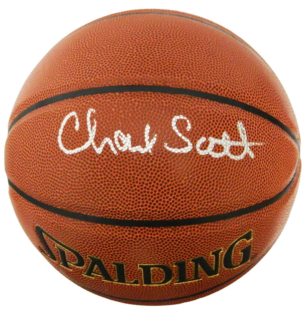 Charlie Scott Signed Spalding NBA Indoor/Outdoor Basketball - SCOBSK200 - Charlie Scott Signed Spalding NBA Indoor/Outdoor Basketball product image