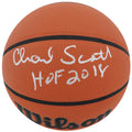 Charlie Scott Signed Wilson Indoor/Outdoor NBA Basketball w/HOF 2018 - SCOBSK201 - Charlie Scott Signed Wilson Indoor/Outdoor NBA Basketball w/HOF 2018 product image