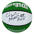 Charlie Scott Signed Boston Celtics Wilson The City Full Size Basketball w/HOF 2018 - SCOBSK205 - Charlie Scott Signed Boston Celtics Wilson The City Full Size Basketball w/HOF 2018 product image