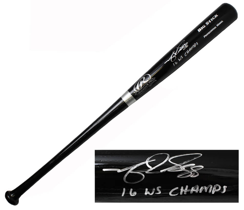 Matt Szczur Signed Rawlings Black Big Stick Baseball Bat w/2016 WS Champs - SZCBAT101 - Matt Szczur Signed Rawlings Black Big Stick Baseball Bat w/2016 WS Champs product image