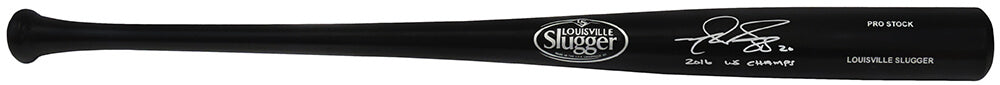 Matt Szczur Signed Louisville Slugger Pro Stock Black Baseball Bat w/2016 WS Champs - SZCBAT102 - Matt Szczur Signed Louisville Slugger Pro Stock Black Baseball Bat w/2016 WS Champs product image
