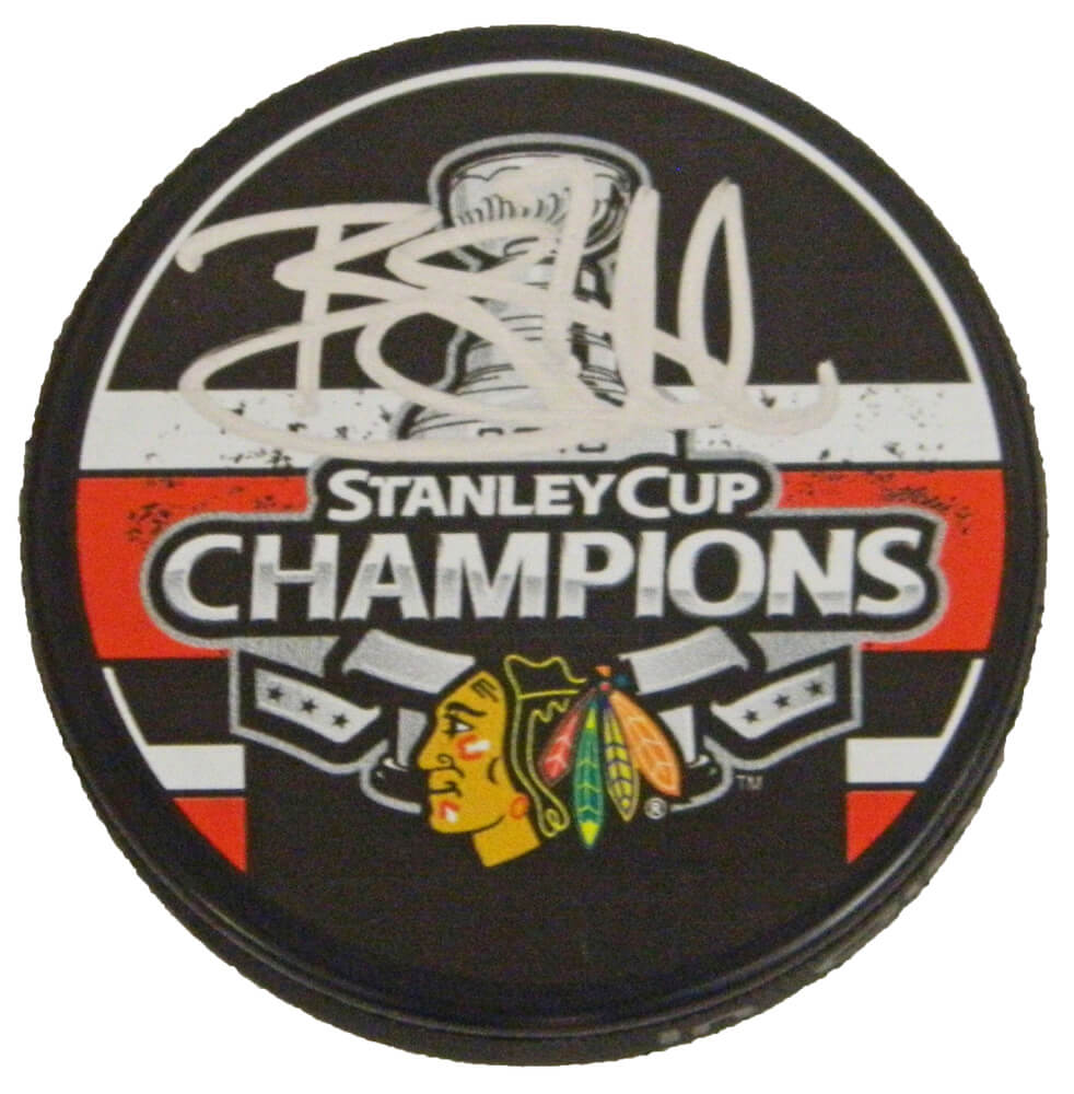 Brent Seabrook Signed Blackhawks 2010 Stanley Cup Champs Logo Hockey Puck - SEAPUC401 - Brent Seabrook Signed Blackhawks 2010 Stanley Cup Champs Logo Hockey Puck product image