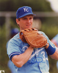 Kevin Seitzer Signed Kansas City Royals Glove In Hand 8x10 Photo - SEI08P101 - Kevin Seitzer Signed Kansas City Royals Glove In Hand 8x10 Photo product image