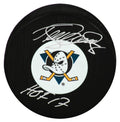 Teemu Selanne Signed Anaheim Ducks (Medium) Logo Hockey Puck w/HOF'17 - SELPUC403 - Teemu Selanne Signed Anaheim Ducks (Medium) Logo Hockey Puck w/HOF'17 product image