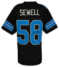 Penei Sewell Signed Black Alternate Custom Football Jersey - (Beckett) - SEWJRY300 - Penei Sewell Signed Black Alternate Custom Football Jersey - (Beckett) product image