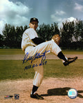 Bobby Shantz Signed New York Yankees Pitching Pose 8x10 Photo w/1952 AL MVP - SHA08P105TW - Bobby Shantz Signed New York Yankees Pitching Pose 8x10 Photo w/1952 AL MVP product image