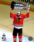 Patrick Sharp Signed Chicago Blackhawks 2015 Stanley Cup Trophy 8x10 Photo - SHA08P443 - Patrick Sharp Signed Chicago Blackhawks 2015 Stanley Cup Trophy 8x10 Photo product image