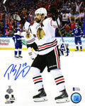 Patrick Sharp Signed Blackhawks 2015 Stanley Cup Finals Arms Raised Celebration 8x10 Photo (Beckett) - SHA08P445 - Patrick Sharp Signed Blackhawks 2015 Stanley Cup Finals Arms Raised Celebration 8x10 Photo (Beckett) product image