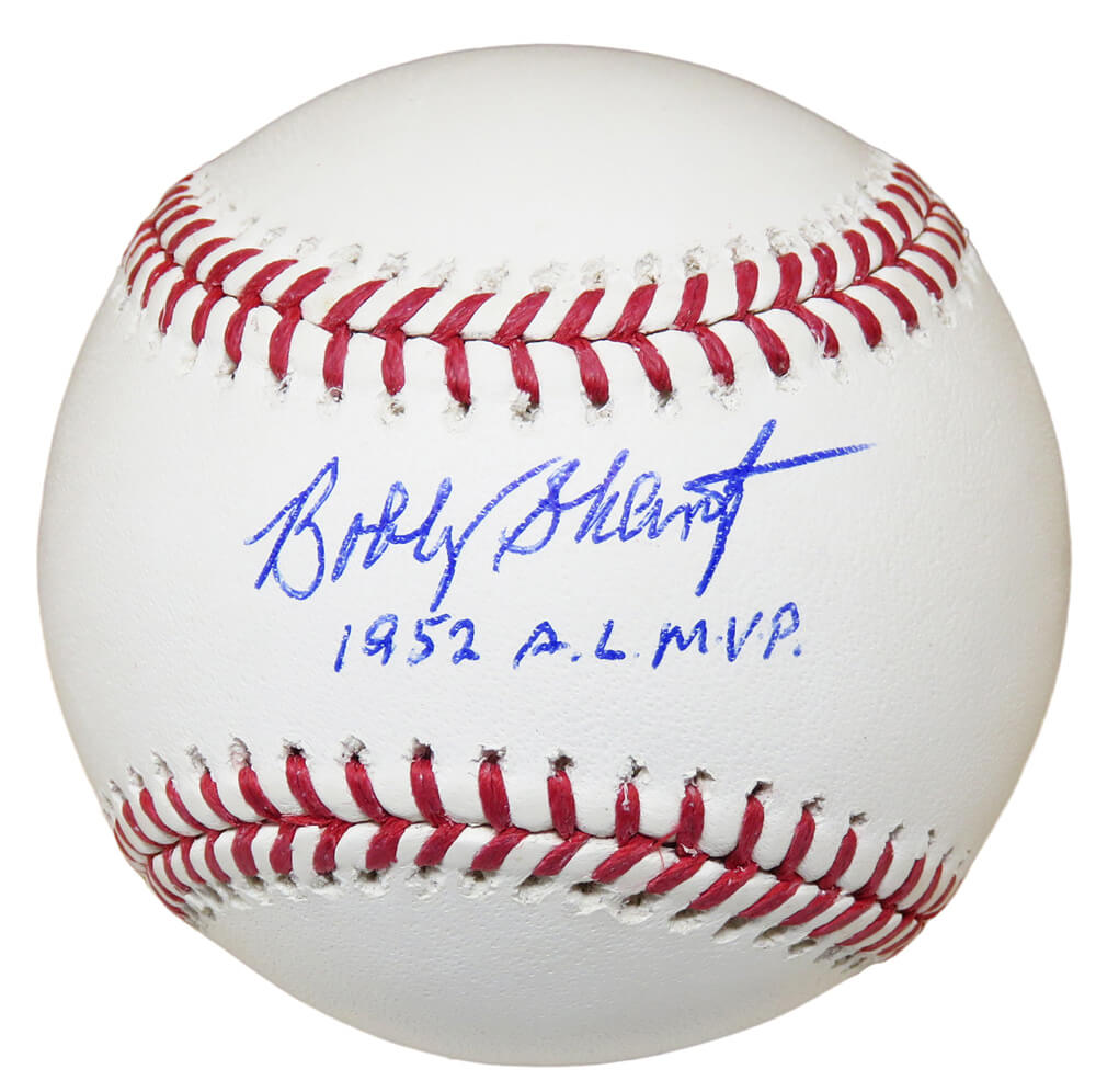 Bobby Shantz Signed Rawlings Official MLB Baseball w/1952 AL MVP - SHABSB100 - Bobby Shantz Signed Rawlings Official MLB Baseball w/1952 AL MVP product image