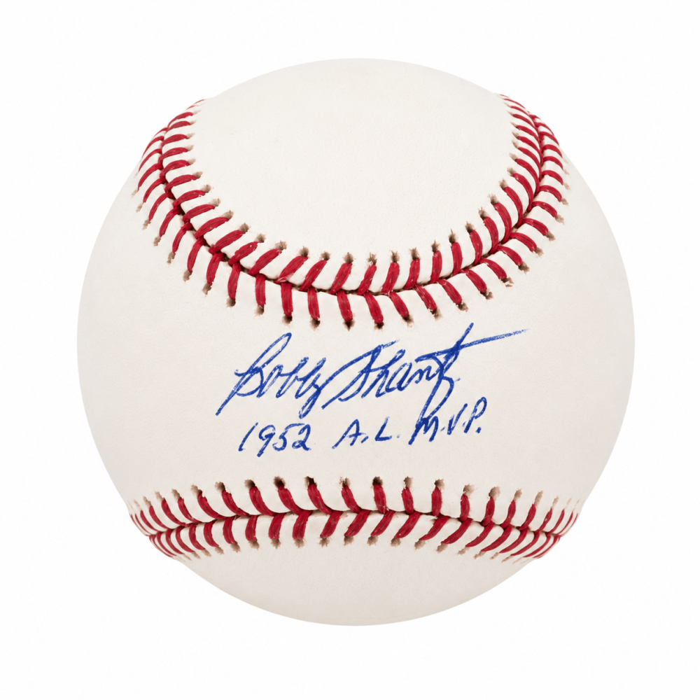 Bobby Shantz Signed Rawlings (Selig) MLB Baseball w/1952 AL MVP - SHABSB101TW - Bobby Shantz Signed Rawlings (Selig) MLB Baseball w/1952 AL MVP product image