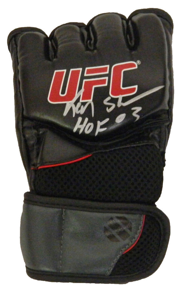 Ken Shamrock Signed UFC Black Fighting Glove w/HOF 03 - SHAGLV500 - Ken Shamrock Signed UFC Black Fighting Glove w/HOF 03 product image