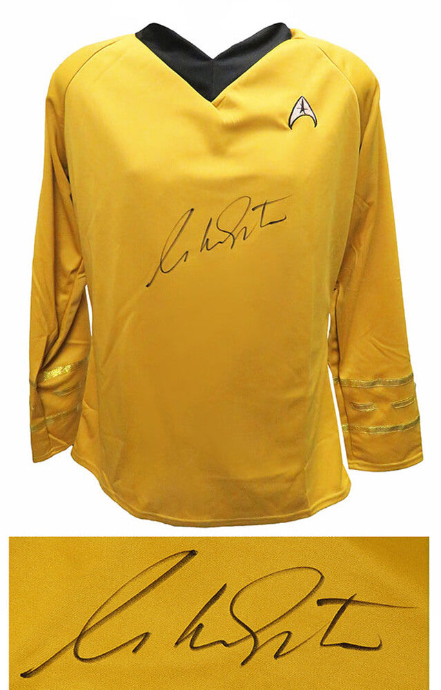 William Shatner Signed Star Trek Captain Kirk Uniform Costume Shirt - SHAJRY500 - William Shatner Signed Star Trek Captain Kirk Uniform Costume Shirt product image
