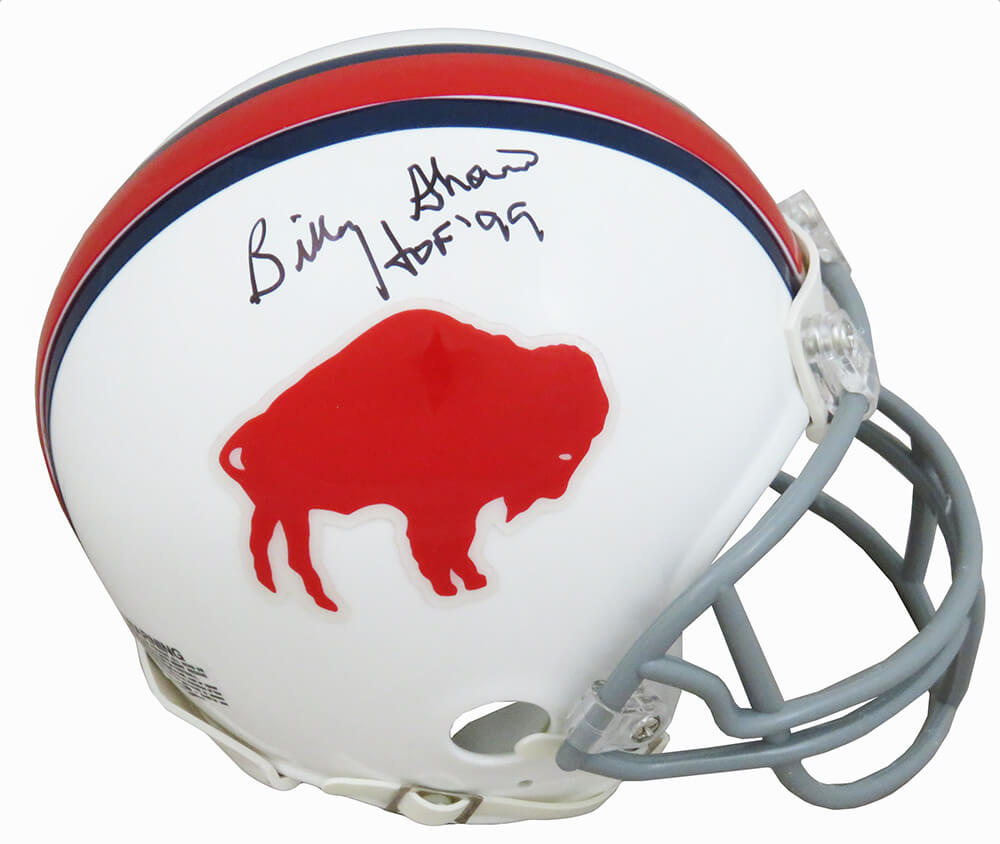 Billy Shaw Signed Buffalo Bills Throwback Riddell Mini Helmet w/HOF'99 - SHAMIN301 - Billy Shaw Signed Buffalo Bills Throwback Riddell Mini Helmet w/HOF'99 product image