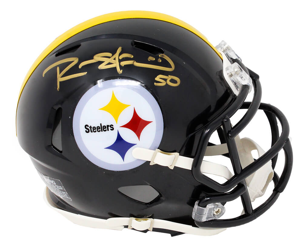 Ryan Shazier Signed Pittsburgh Steelers Riddell Speed Mini Helmet - SHAMIN310 - Ryan Shazier Signed Pittsburgh Steelers Riddell Speed Mini Helmet product image