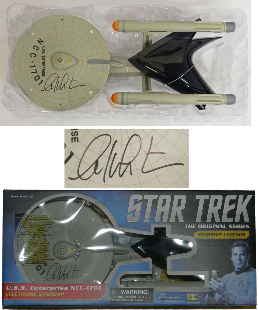 William Shatner Signed Diamond Star Trek Select U.S.S. Starship Enterprise - SHAOTH500 - William Shatner Signed Diamond Star Trek Select U.S.S. Starship Enterprise product image
