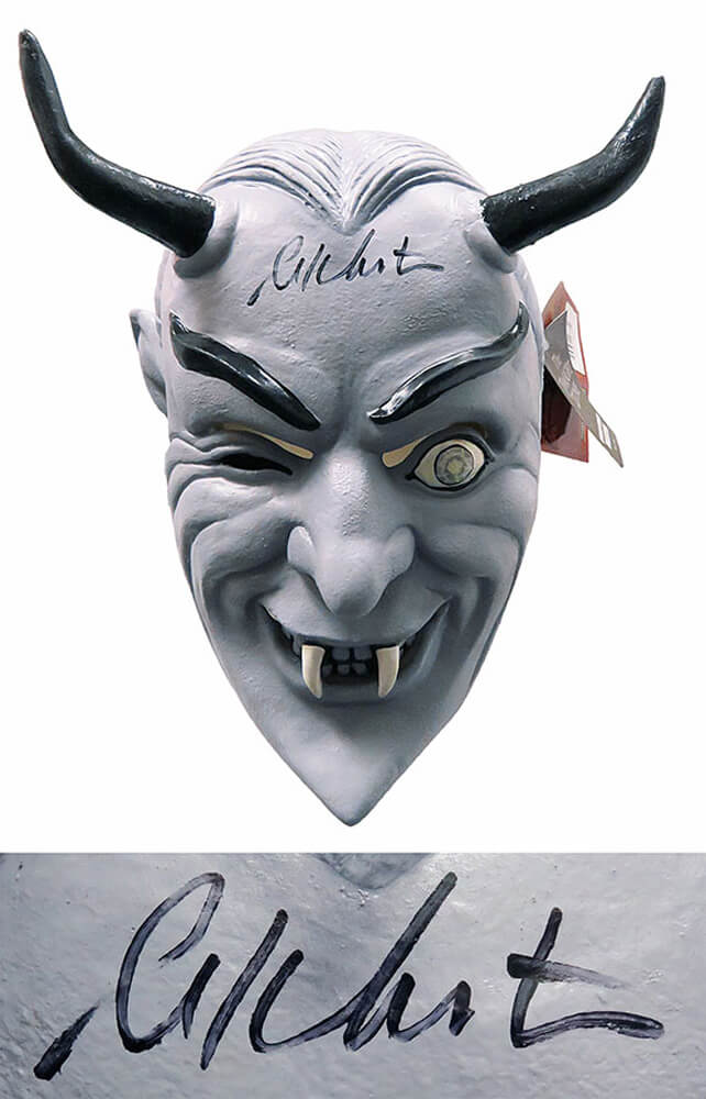 William Shatner Signed The Twilight Zone Classic Horror Mystic Seer Mask - SHAOTH505 - William Shatner Signed The Twilight Zone Classic Horror Mystic Seer Mask product image
