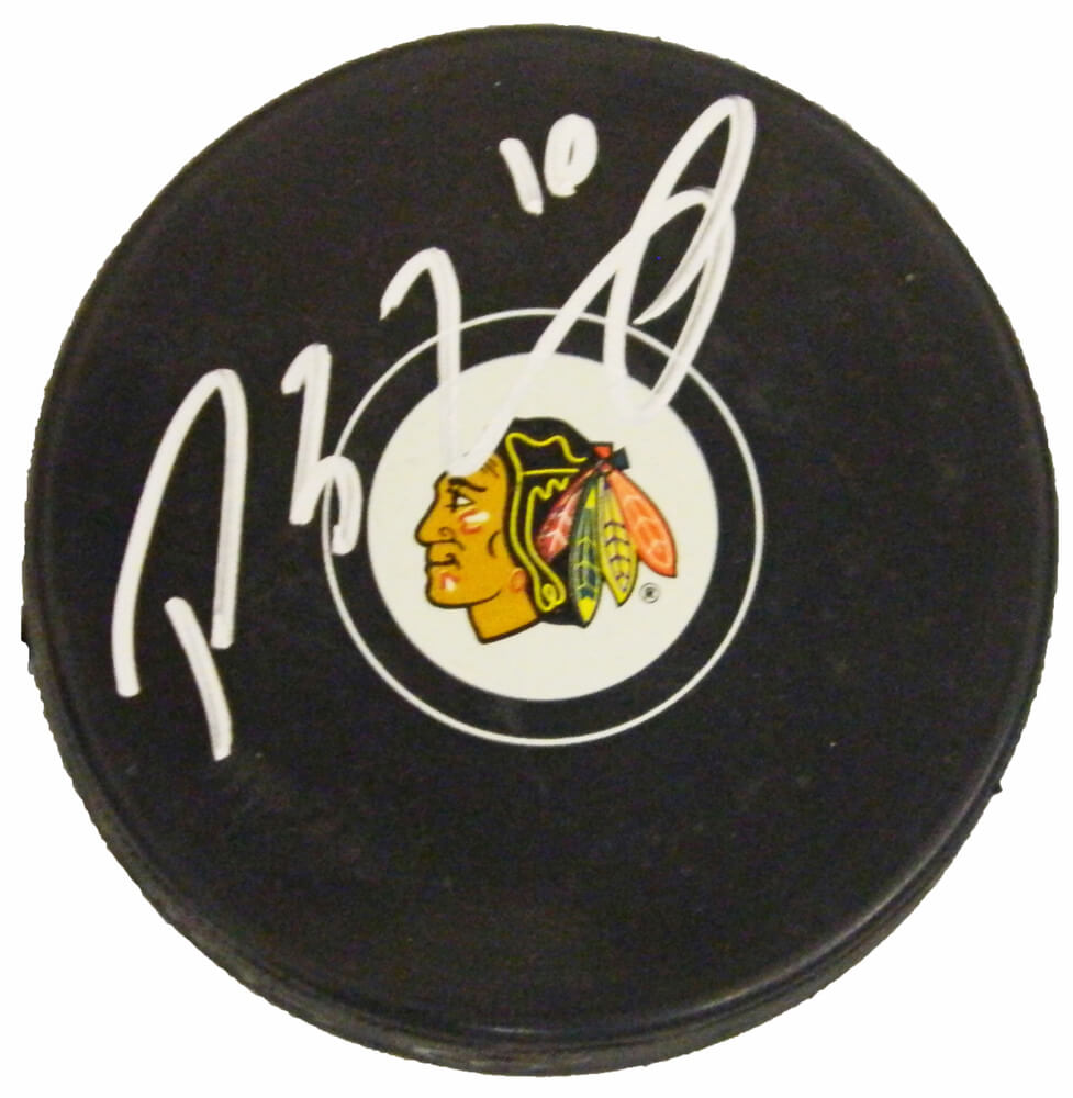 Patrick Sharp Signed Blackhawks Logo Hockey Puck - SHAPUC403 - Patrick Sharp Signed Blackhawks Logo Hockey Puck product image